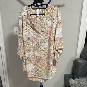 Pure Energy Women's Abstract Print Blouse